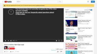 
                            4. How to create a fake login page - YouTube