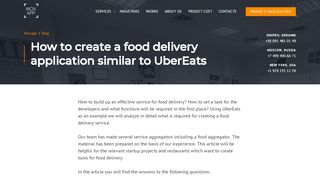 
                            5. How to create a food delivery application similar to UberEats - Woxapp