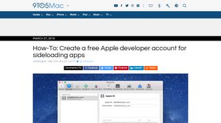 
                            10. How-To: Create a free Apple developer account for sideloading apps ...