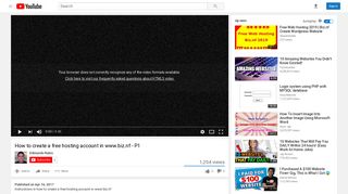 
                            9. How to create a free hosting account in www.biz.nf - P1 - YouTube