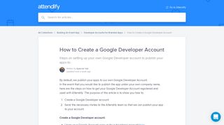 
                            8. How to Create a Google Developer Account | Attendify Help Center