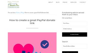 
                            6. How to create a great PayPal donate link – Hands-On Fundraising