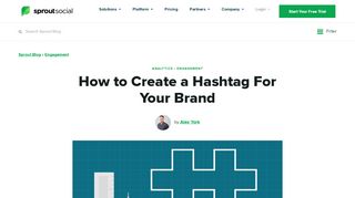 
                            11. How to Create a Hashtag That Will Actually Get Used | Sprout Social