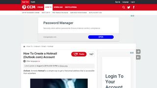 
                            10. How To Create a Hotmail (Outlook.com) Account - Ccm.net
