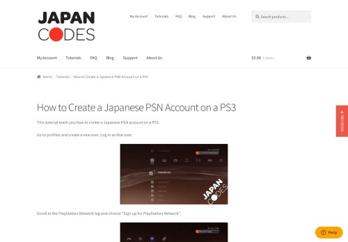 
                            12. How to create a Japanese PSN account on a PS3 - Japan Codes