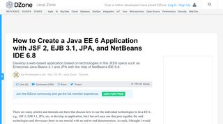 
                            10. How to Create a Java EE 6 Application with JSF 2, EJB 3.1, JPA, and ...