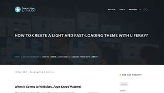 
                            12. How to Create a Light and Fast-Loading Theme Using Liferay Portal?