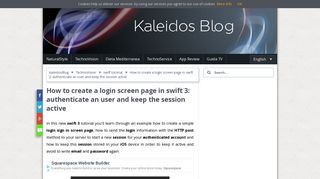
                            4. How to create a login screen page in swift 3: authenticate an user and ...