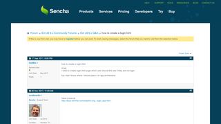 
                            6. how to create a login.html - Sencha.com