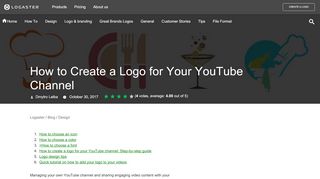 
                            13. How to create a logo for your YouTube channel: Useful tips ...