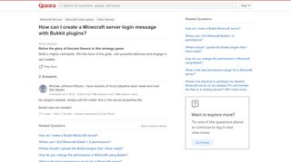 
                            9. How to create a Minecraft server login message with Bukkit plugins ...