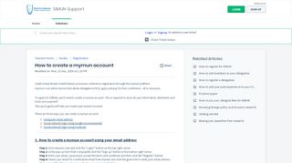 
                            13. How to create a mymun account : SIMUN Support