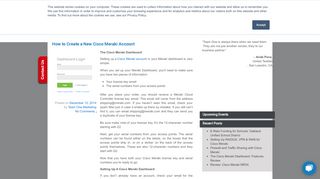
                            12. How to Create a New Cisco Meraki Account - Team One Solutions