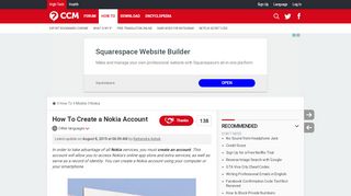 
                            8. How To Create a Nokia Account - Ccm.net