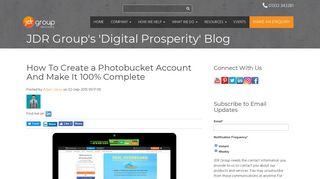 
                            6. How To Create a Photobucket Account And Make It 100% Complete