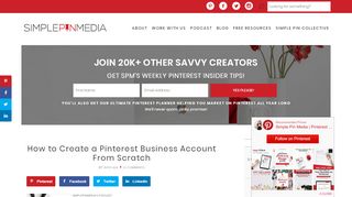 
                            8. How to Create a Pinterest Business Account | Simple Pin Media