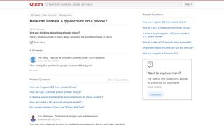 
                            9. How to create a qq account on a phone - Quora