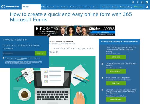 
                            13. How to create a quick and easy online form with 365 Microsoft Forms ...