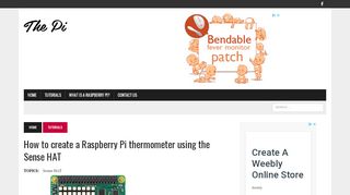 
                            4. How to create a Raspberry Pi thermometer using the Sense HAT - The Pi