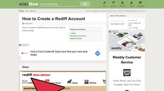 
                            12. How to Create a Rediff Account: 3 Steps (with Pictures) - wikiHow