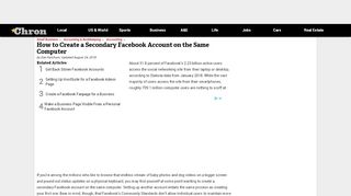 
                            10. How to Create a Secondary Facebook Account on the Same Computer