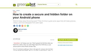 
                            8. How to create a secure and hidden folder on your Android phone ...