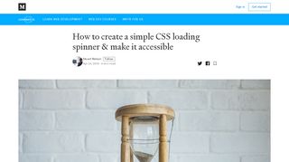 
                            7. How to create a simple CSS loading spinner & make it ...