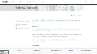 
                            7. How To: Create a SQL Server Authenticated user in SQL Server 2005