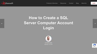 
                            11. How to Create a SQL Server Computer Account Login | Enhansoft