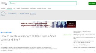 
                            4. How to create a standard FHX file from a Shell command line