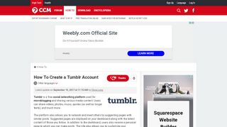 
                            12. How To Create a Tumblr Account - Ccm.net