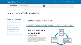 
                            6. How to create a Twitter application - Inbound Now Documentation