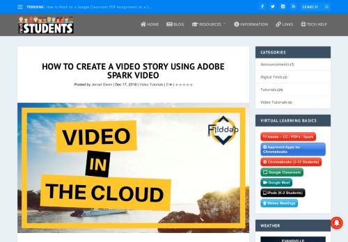 
                            8. How to Create a Video Story Using Adobe Spark Video - EVSC ...