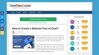 
                            9. How to Create a Website Free of Cost? - Superb Website ...