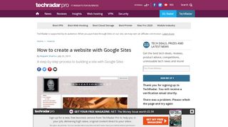 
                            13. How to create a website with Google Sites | TechRadar