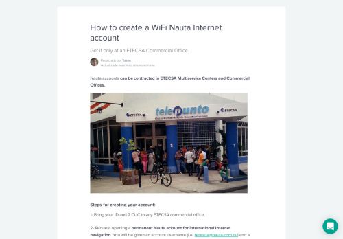 
                            12. How to create a WiFi Nauta Internet account | Ayuda y preguntas ...