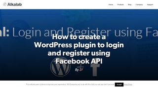 
                            7. How to create a WordPress plugin to login and register using ... - Alkalab