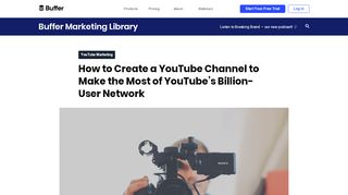 
                            11. How to Create a YouTube Channel in 3 Simple Steps - Buffer