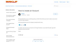 
                            7. How to create an Account – Miniclip Player Experience