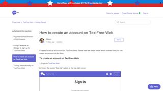 
                            13. How to Create an Account on Textfree Web – Pinger help
