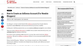 
                            13. How to Create an AdSense Account (For Newbie Bloggers)