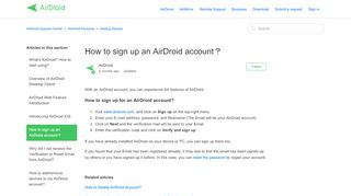 
                            3. How to create an AirDroid account？ – AirDroid Support Center