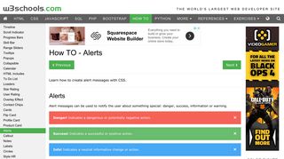 
                            12. How To Create an Alert Message Box - W3Schools