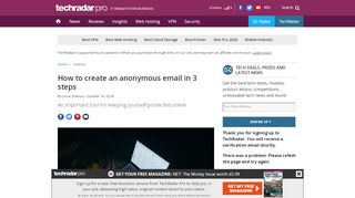 
                            4. How to create an anonymous email in three steps | TechRadar