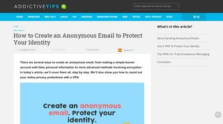 
                            10. How to Create an Anonymous Email to Protect Your Identity