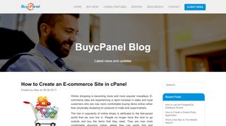 
                            11. How to Create an E-commerce Site in cPanel - BuycPanel