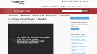 
                            11. How to create an email signature in SquirrelMail | InMotion Hosting