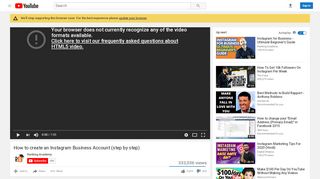 
                            9. How to create an Instagram Business Account (step by step) - YouTube