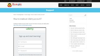 
                            3. How to create an Udemy account? - Remote Chess Academy