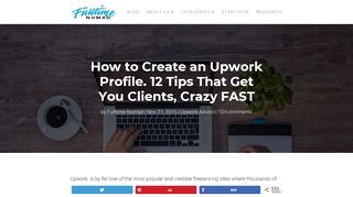 
                            13. How to Create an Upwork Profile That Gets You Clients, FAST